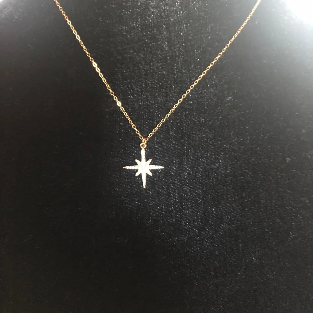 🎁 Sterling Forever gold over sterling Cz pendant